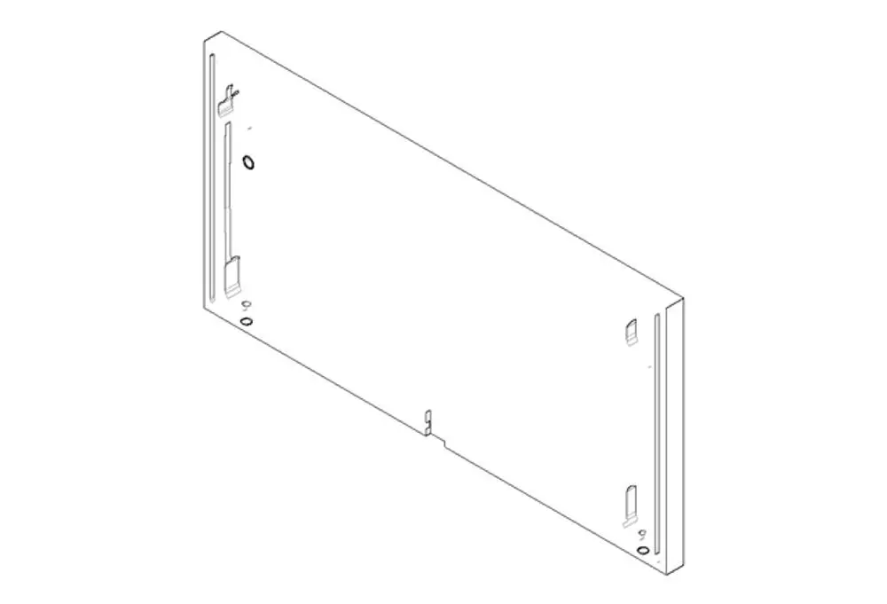 DORNBRACHT Rosette für Duftmodul ERSATZTEILE 091102202 240 x 120 x 9 mm Chrom, 091102202-00 Galeriebild 1